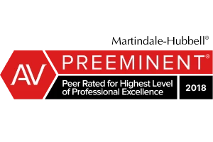 Martindale-Hubbell Av Preeminent 2018 - Badge